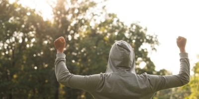 Bild från vårt test av bockhornsklöver 2026