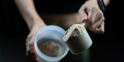 Bild från vårt test av bockhornsklöver 2026