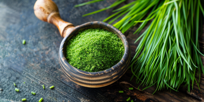 Bild från vårt test av bockhornsklöver 2026