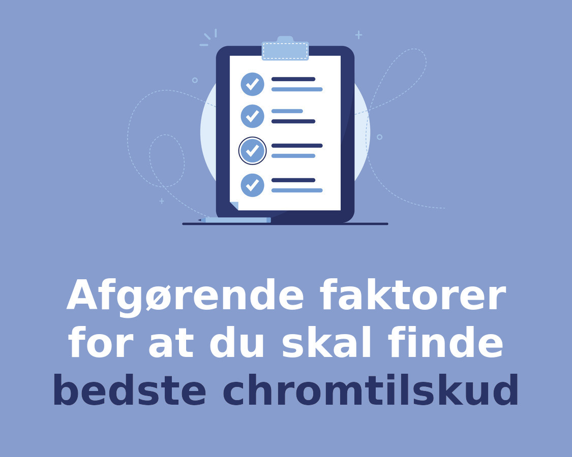 Afgørende faktorer for at du skal finde bedste chromtilskud
