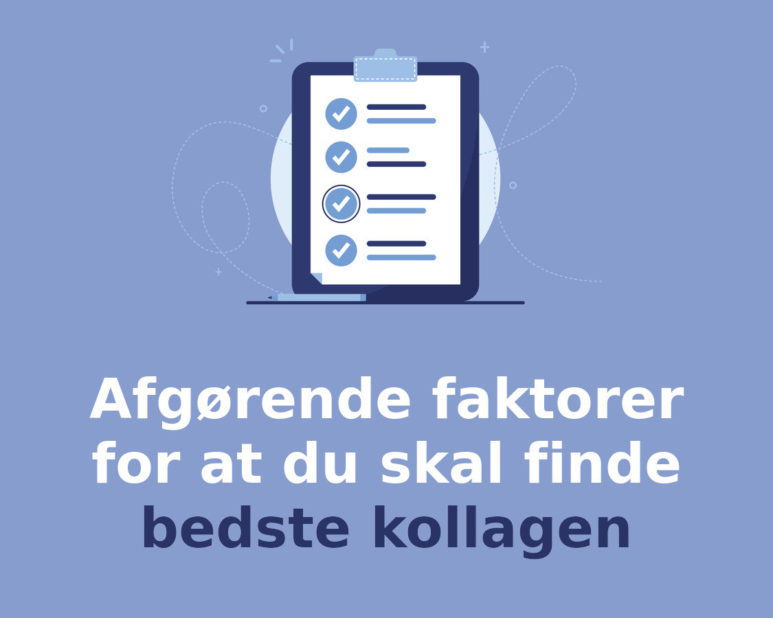 Afgørende faktorer for at du skal finde bedste kollagen