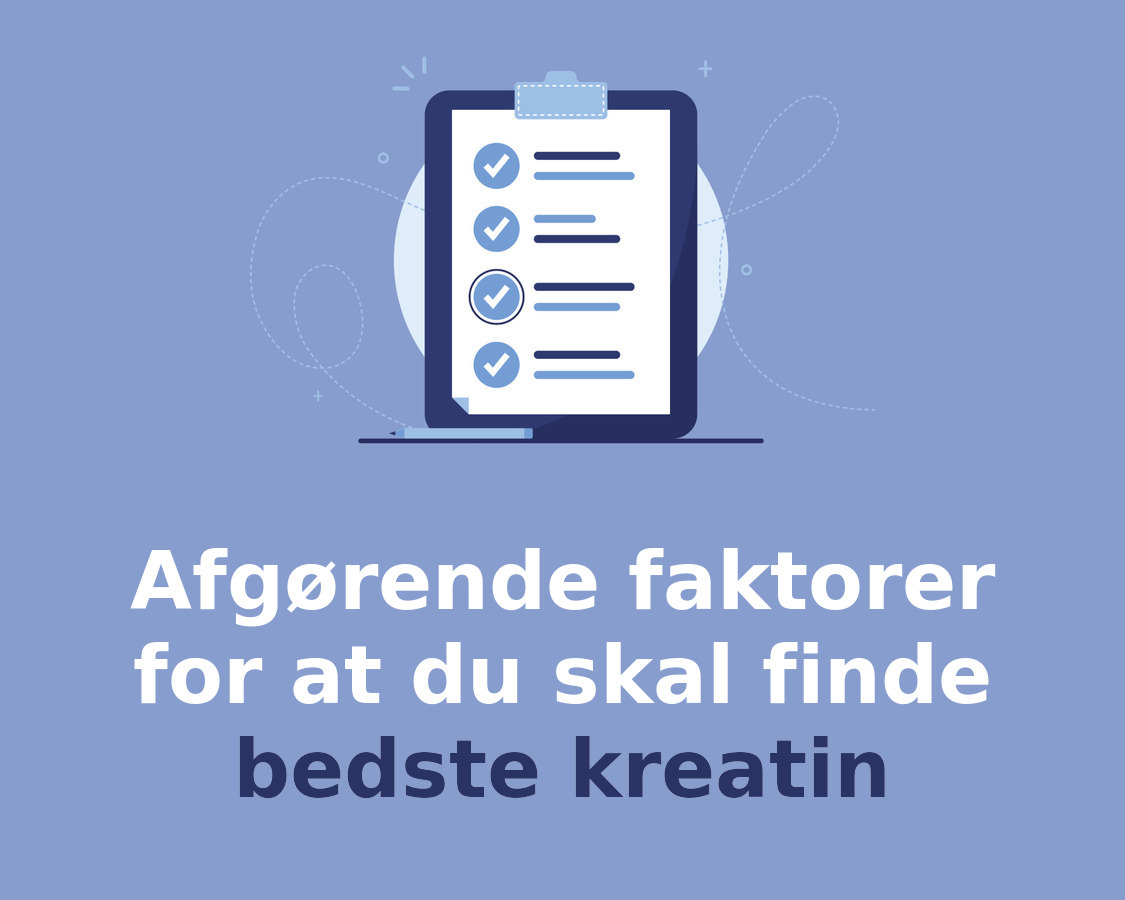 Afgørende faktorer for at du skal finde bedste kreatin