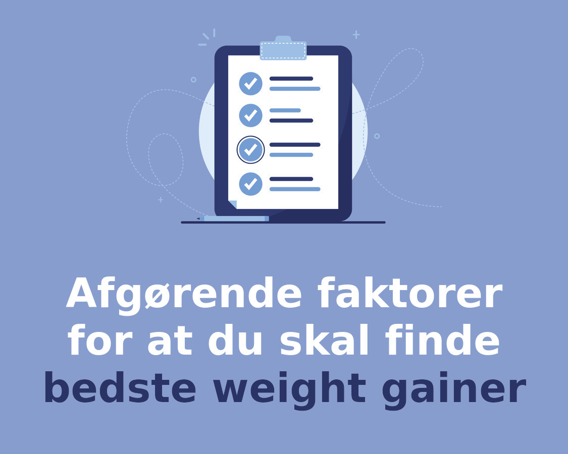 Så hittar du bästa Weight gainer