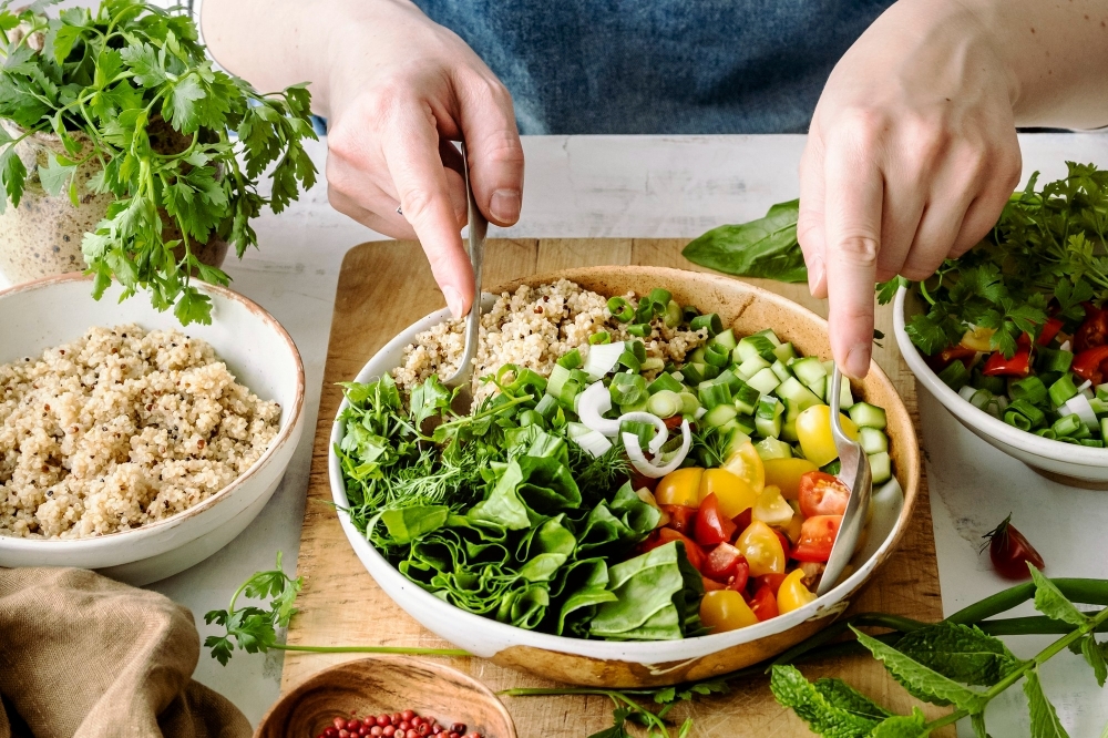Preparing plant based recipe idea