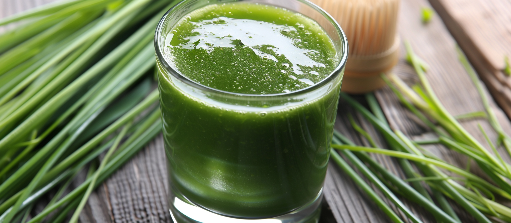 wheat grass smoothie
