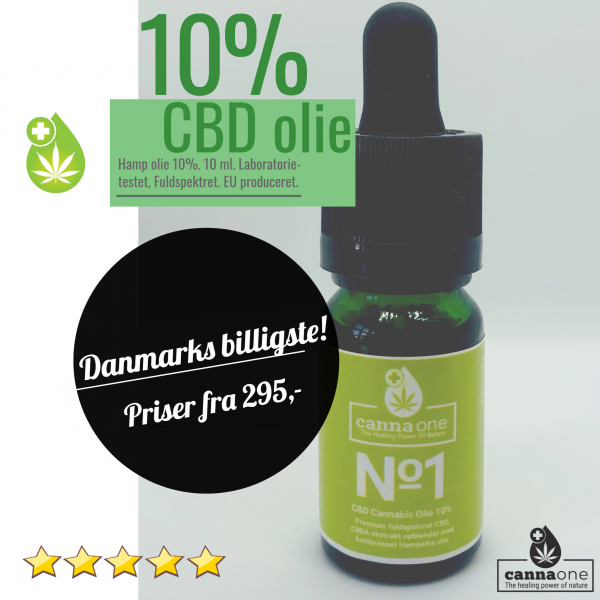 CBD Olie, 4000 mg. 40%. 10 ml. RAW