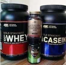 whey og casein proteinpulver