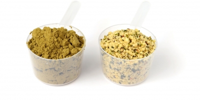 Bild från vårt test av bockhornsklöver 2026