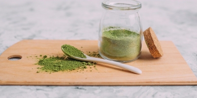 Bild från vårt test av bockhornsklöver 2026