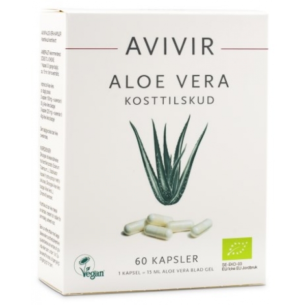 Avivir Aloe Vera Kosttilskud Kapsler