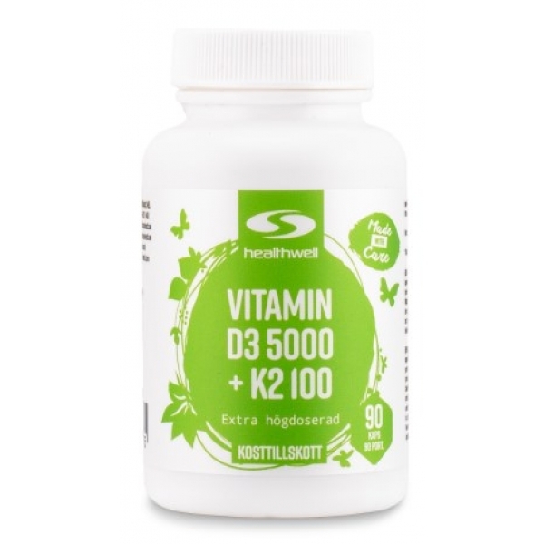 Healthwell Vitamin D3 + K2