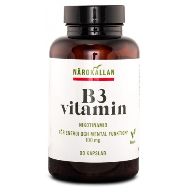 Närokällan B3 Nikotinamid 100 mg