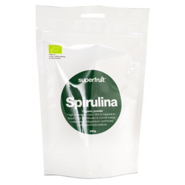 Superfruit Spirulina pulver