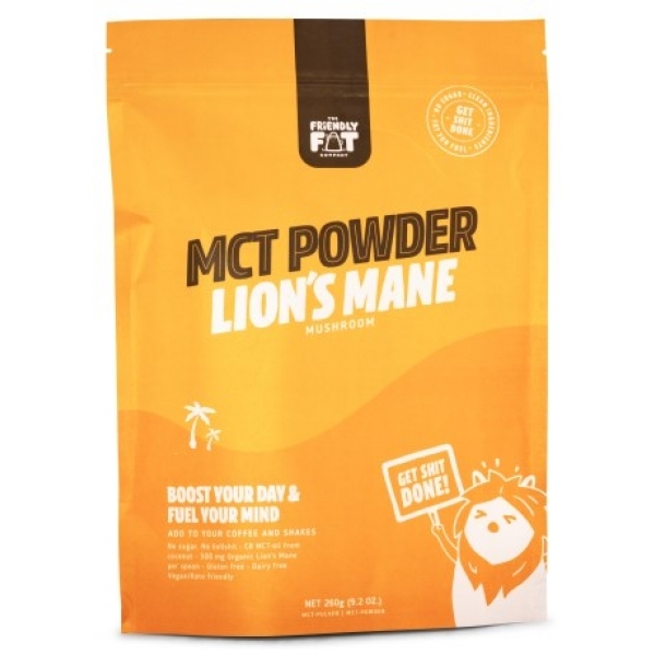 Friendly Fat MCT-Pulver m Lions Mane