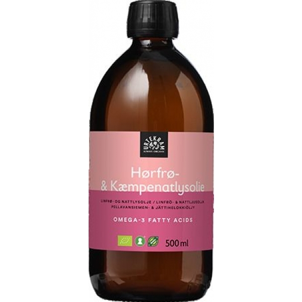 Urtekram Hørfrø- & kæmpenatlys olie