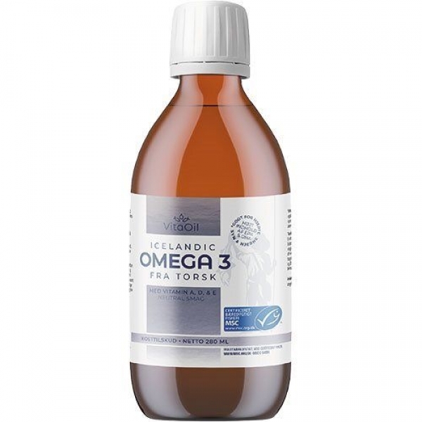 VitaOil Omega-3 Islandsk Torskelever