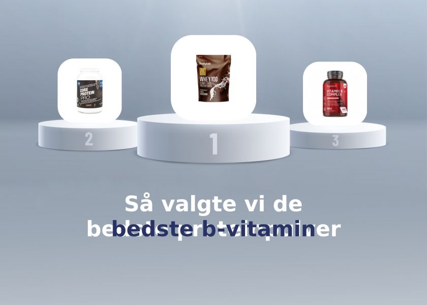 Så valgte vi de bedste b-vitamin