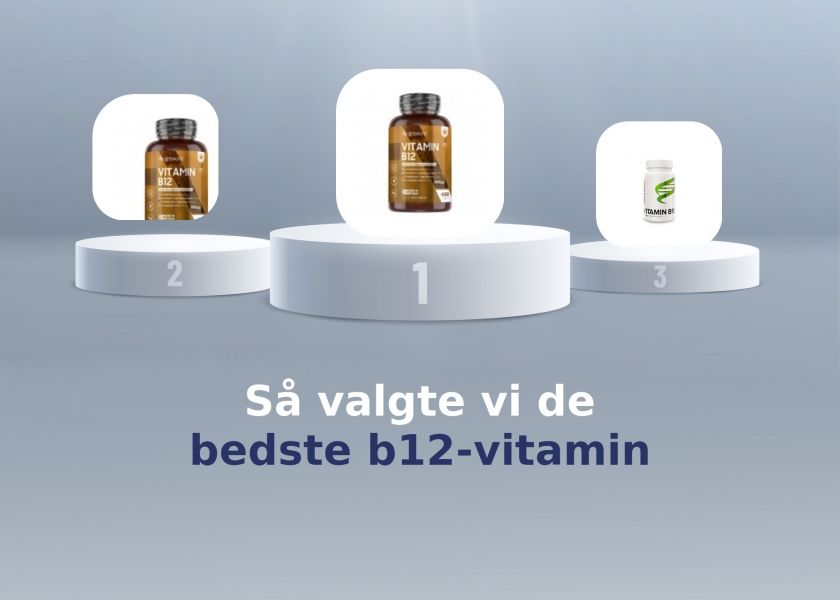 Så valgte vi de bedste b12-vitamin