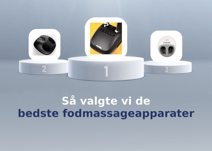 Så valgte vi de bedste fodmassageapparater