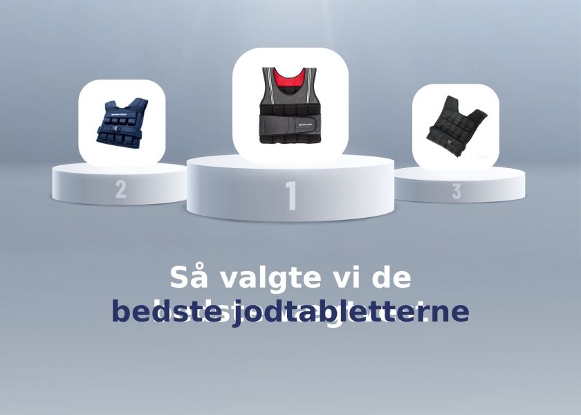 Så valgte vi de bedste jodtabletterne