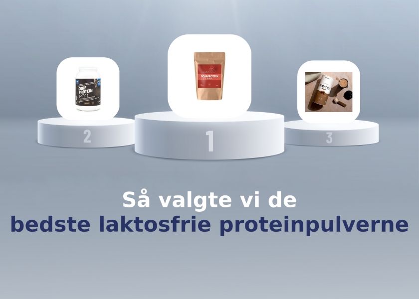 Så valgte vi de bedste laktosfrie proteinpulverne
