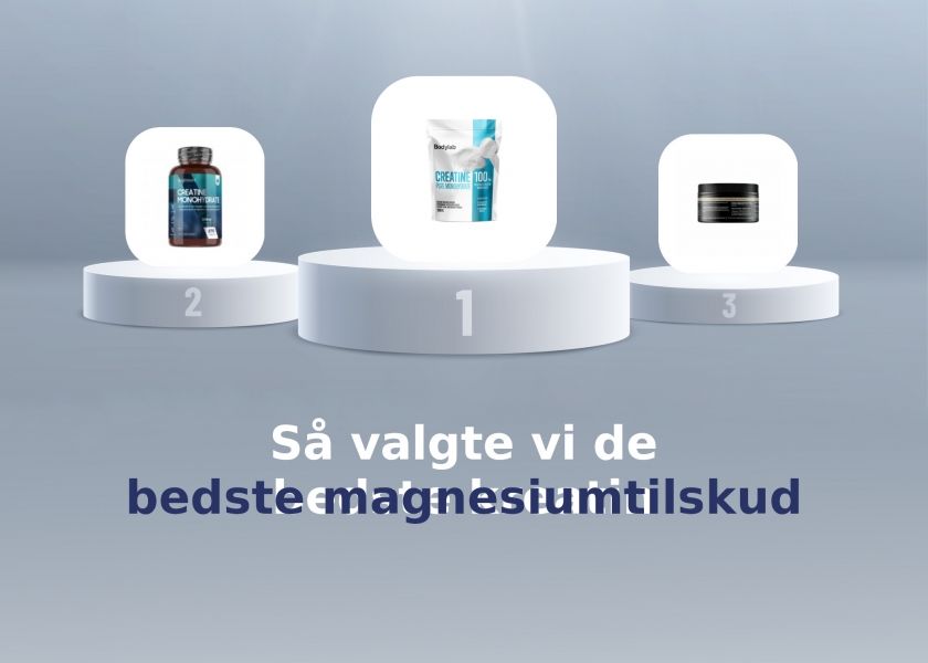 Så valgte vi de bedste magnesiumtilskud