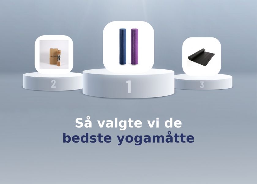 Så valgte vi de bedste yogamåtte