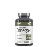 Elexir Pharma Vegansk Omega-3 120 kapsler