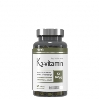 Elexir Pharma Vitamin K2+D3 200 mcg 60 kapsler