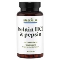 Healthwell Närokällan Betain HCL & Pepsin