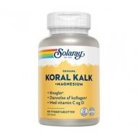 Solaray KoralKalk med vit. C og D tyggetablet 90 tab.