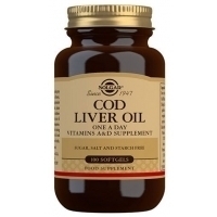 Solgar Torskeleverolie (Cod Liver Oil) - 100 kap