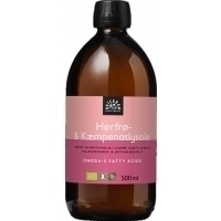 Urtekram Hørfrø- & kæmpenatlys olie Ø - 500 ml