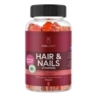 VitaYummy Hair & Nails Peach - 60 stk.