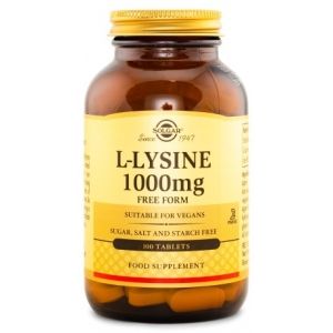 Solgar L-Lysine 1000 mg - Bedste premium lysin