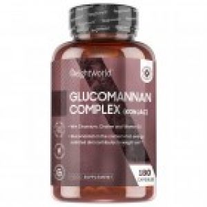 Weight World Glucomannan Complex 3000mg - Bedste slankepiller med fiber