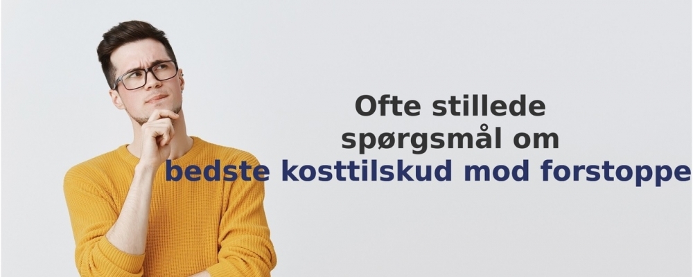 vanliga frågor om Kosttilskud mod forstoppelse