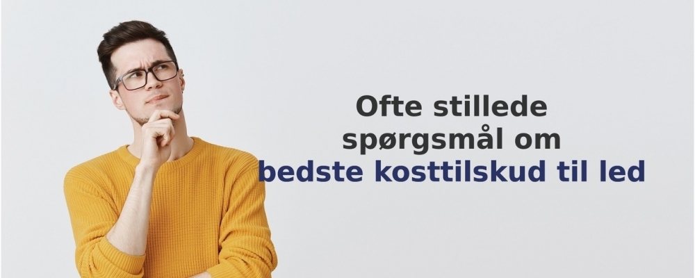 vanliga frågor om Kosttilskud til led
